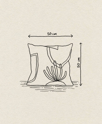 Ferm Living Mirage Cushion Island
