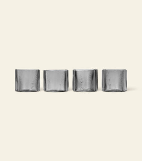 ferm LIVING Ripple 低杯，4 件套