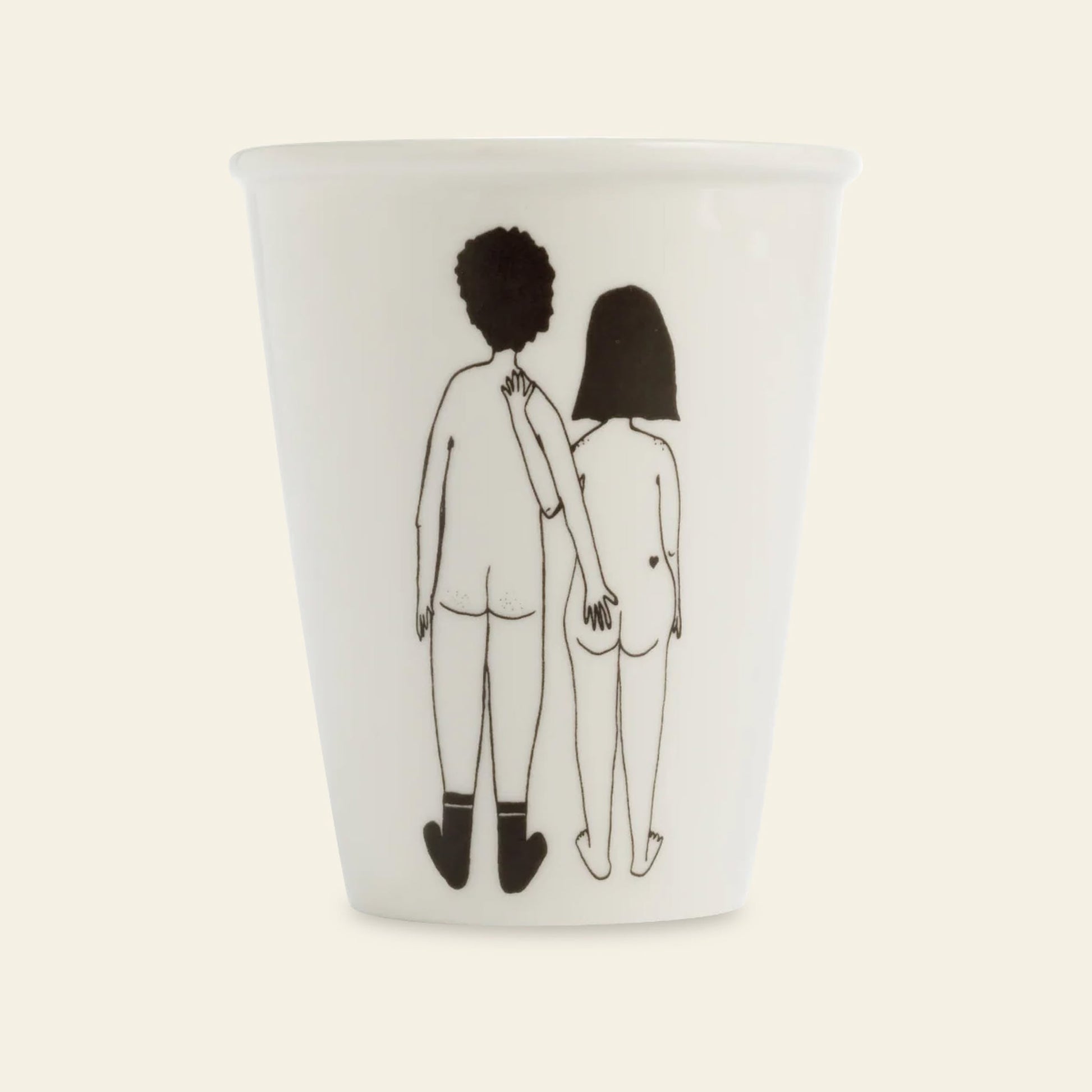 helen b Naked Couple Back Cup