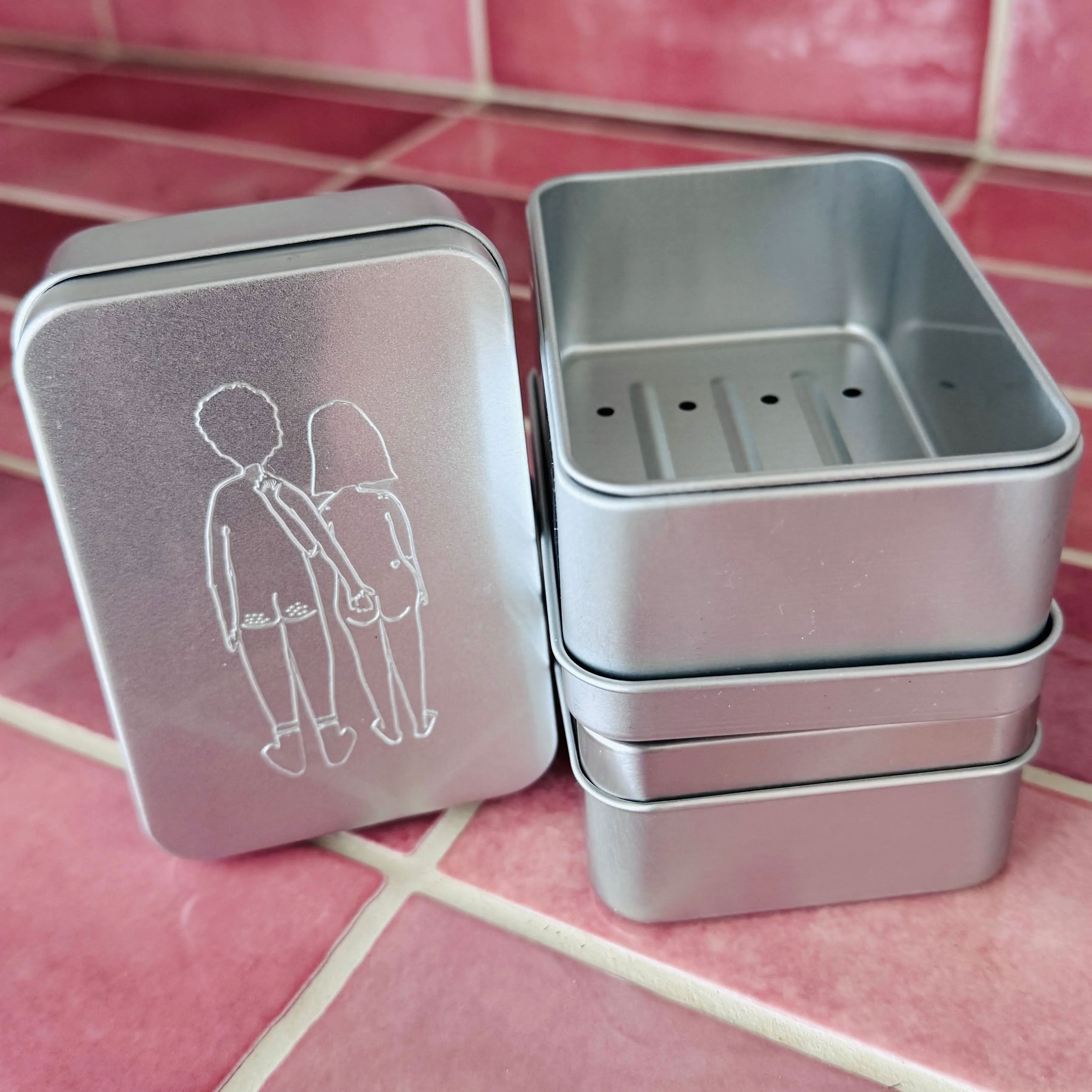 helen b Naked Couple Back Soap Box
