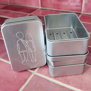helen b Naked Couple Back Soap Box