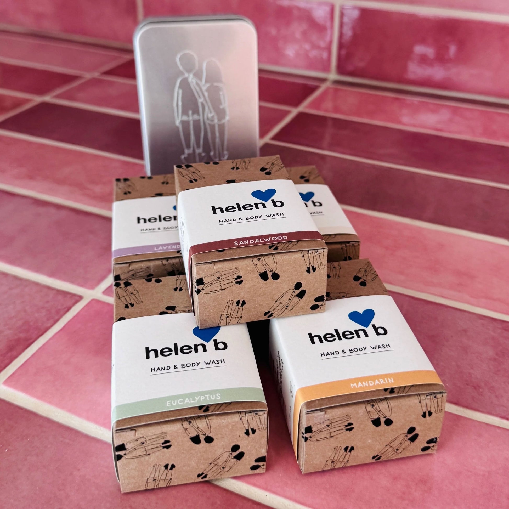 helen b Naked Couple Back Soap Box