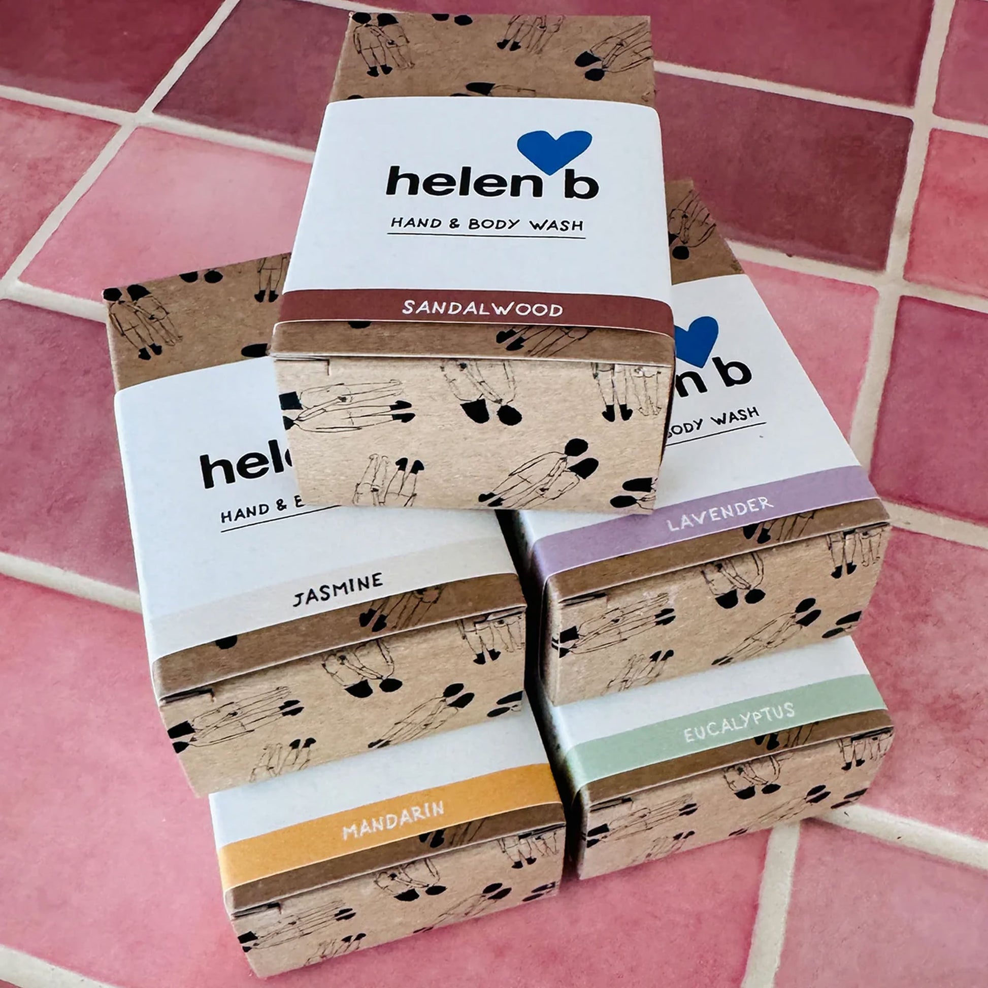 helen b Naked Couple Back Soap Eucalyptus