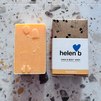 helen b Naked Couple Back Soap Mandarin