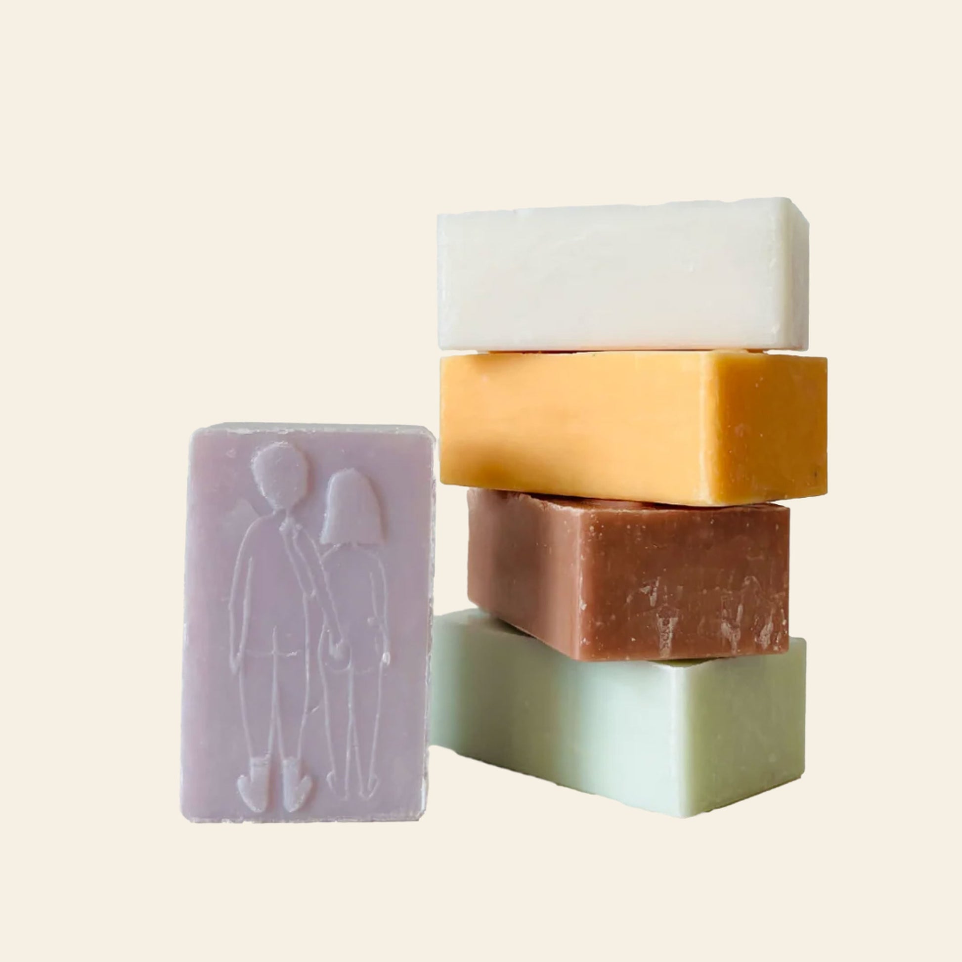 helen b Naked Couple Back Soap Sandalwood