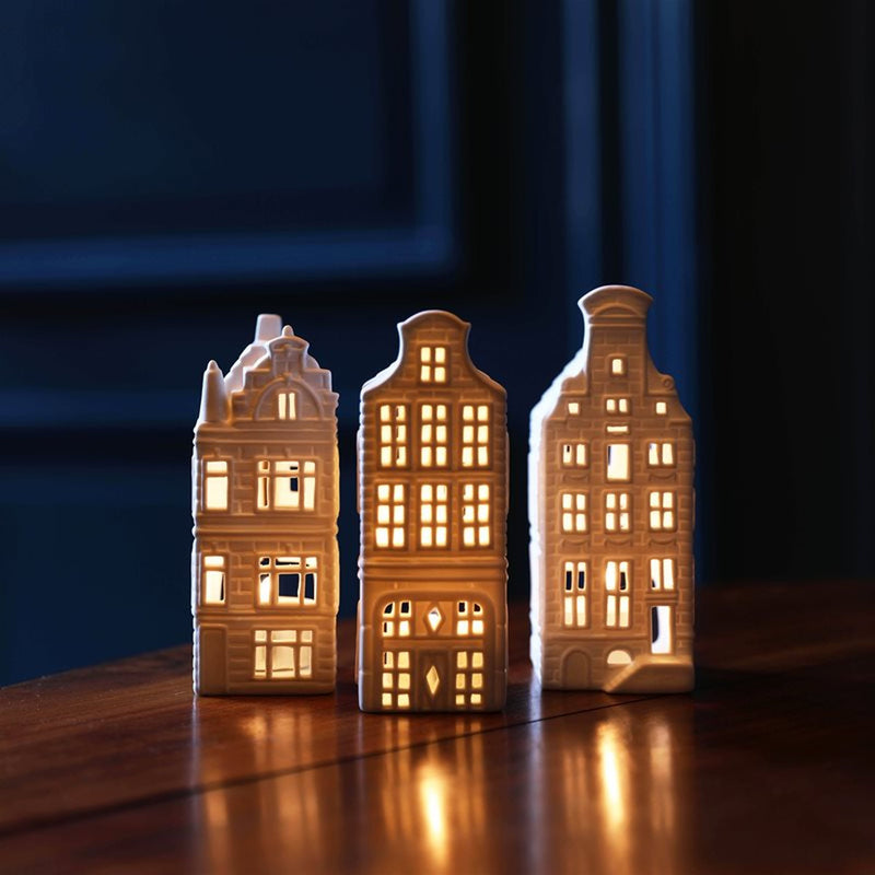 &klevering Canal House #4 Tealight, Set of 3