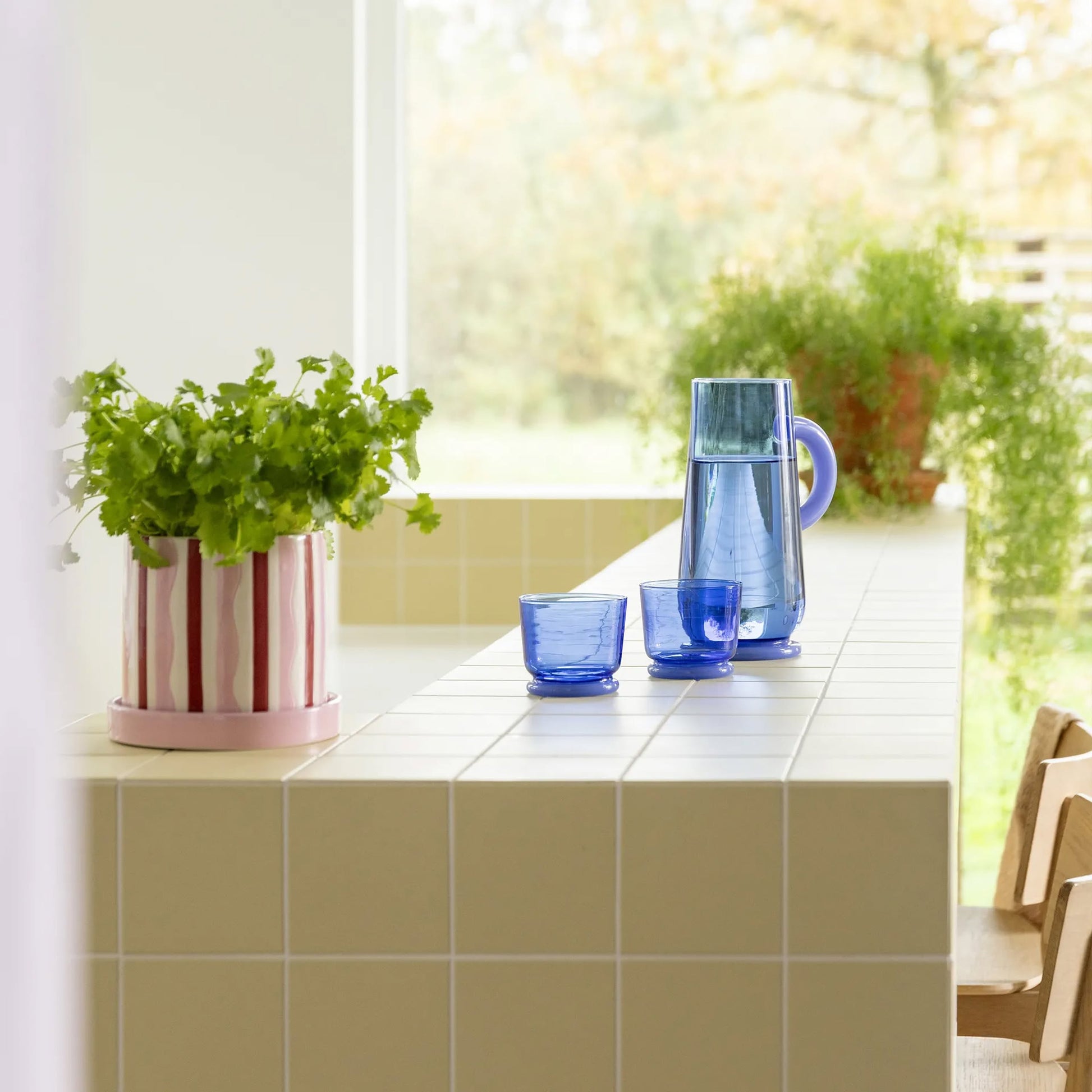 &klevering Clash Wiggle Planter Multicolour