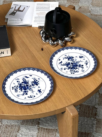 &klevering Delftware Plate Set of 2 Blue