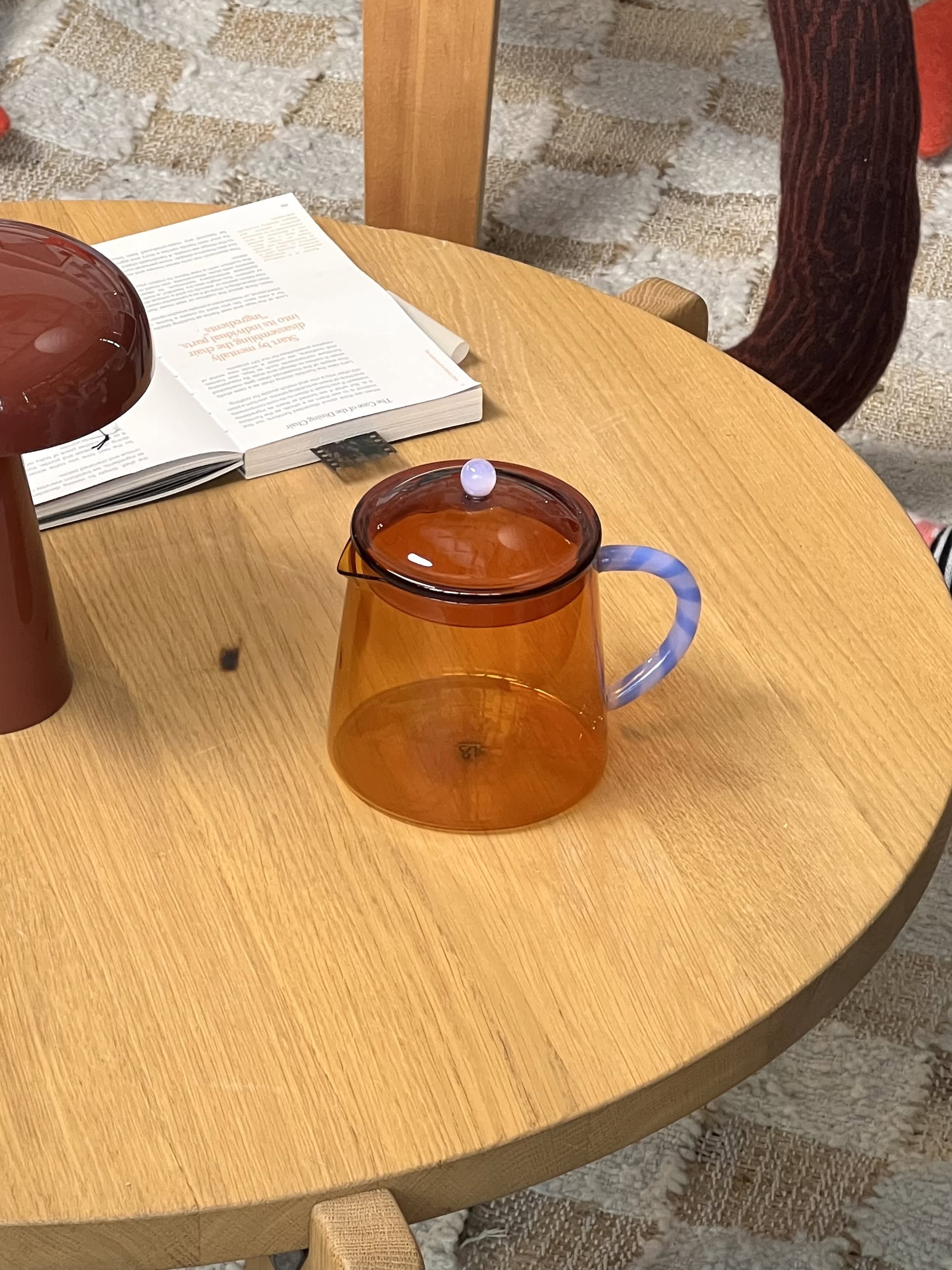 &klevering Duet Amber Teapot