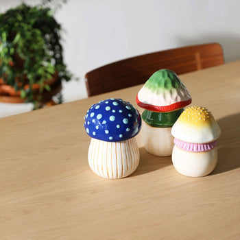 &klevering Magic Mushroom Jar Medium Multicolour