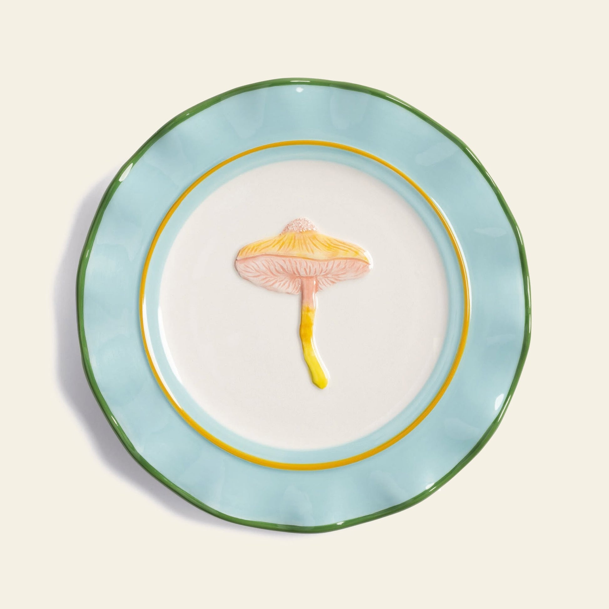 &klevering Magic Mushroom Plate Set of 4 Multicolour
