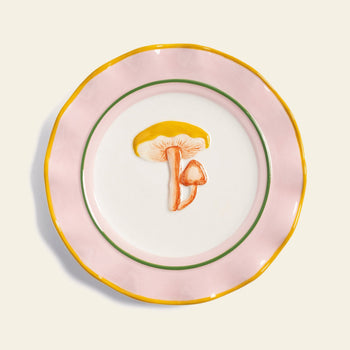 &klevering Magic Mushroom Plate Set of 4 Multicolour