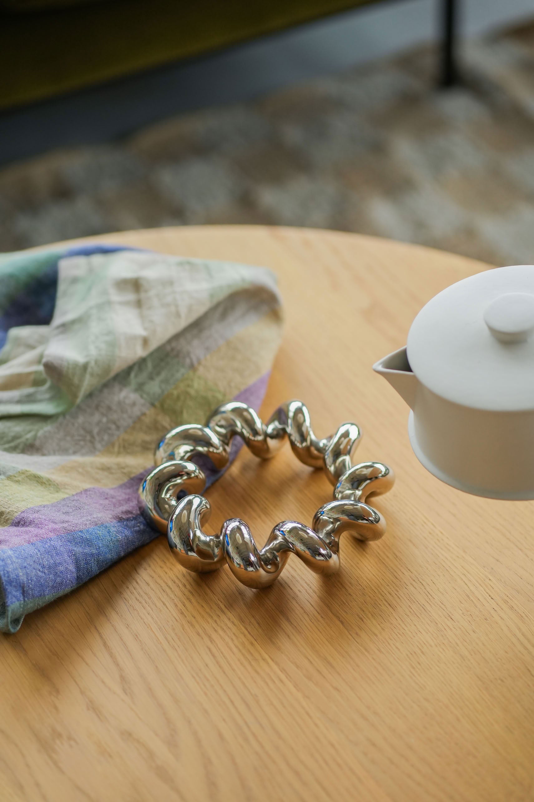 &klevering Twist Trivet - Silver