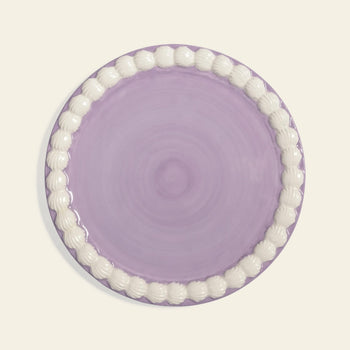 &klevering Whipped Plate #2 Set of 4 Multicolour