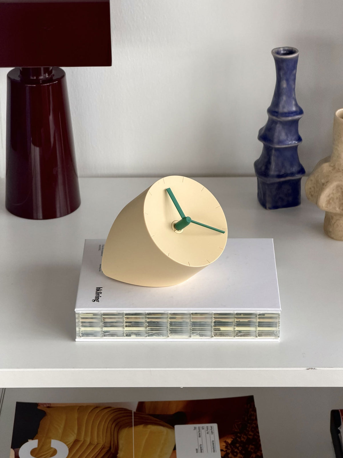 mosery Corner Clock Hands Set Deep Green