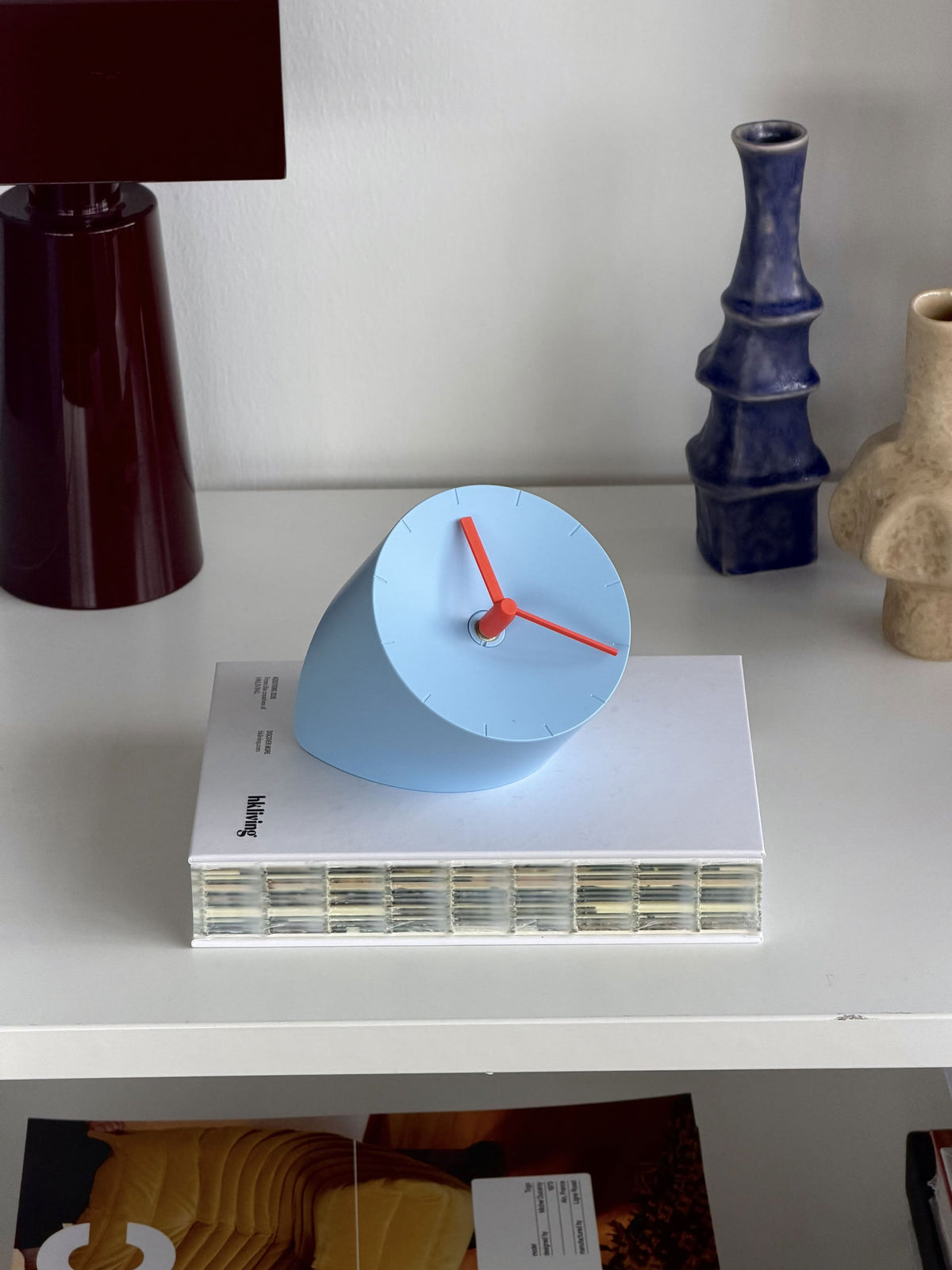 mosery Corner Clock Hands Set Orange