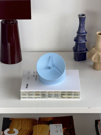 mosery Corner Clock Sky Blue