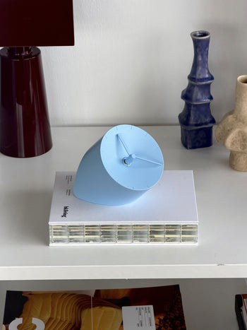 mosery Corner Clock Sky Blue