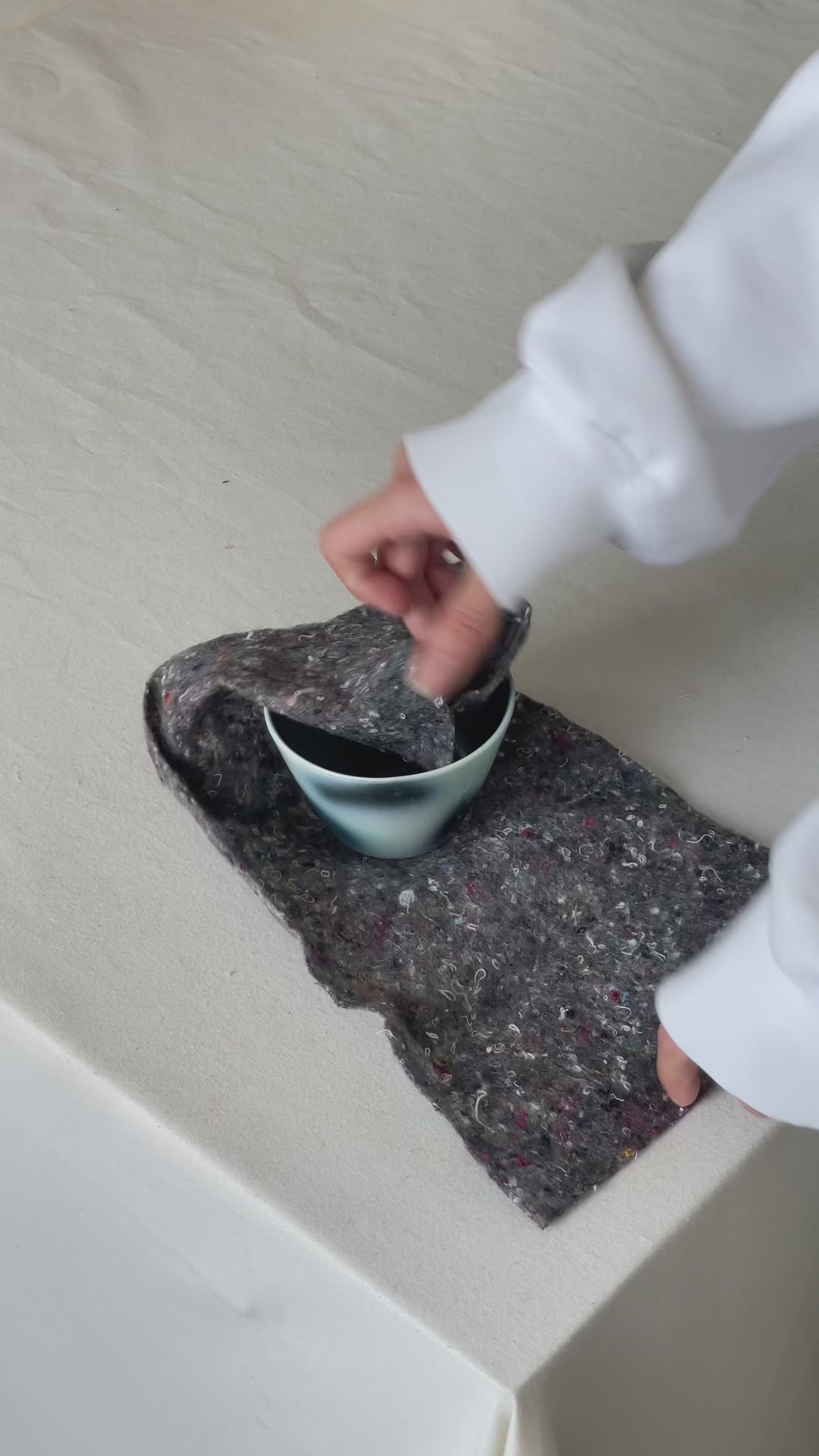 Frizbee Ceramics Super Cup L Acid Terrazzo