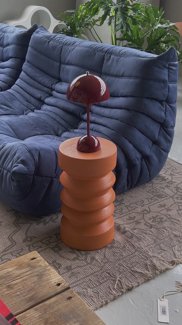 HKliving Stoneware Side Table Terra