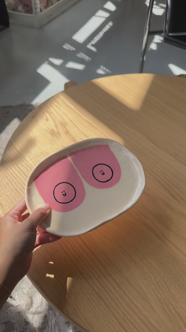 Wobbly Studio Happy Things Plate Happy Nenes