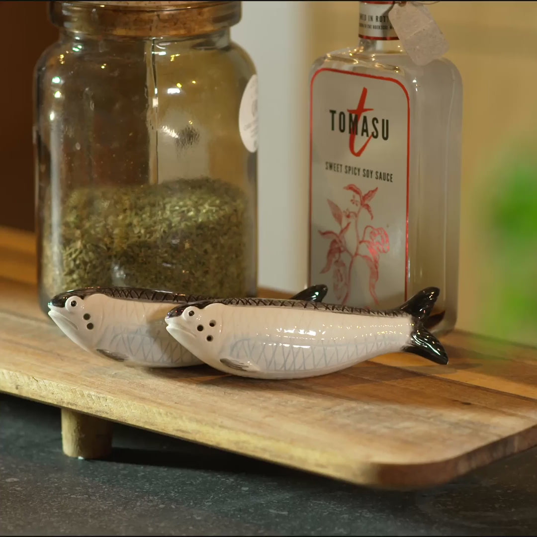 klevering Sardine Salt Pepper Set Multicolour 1