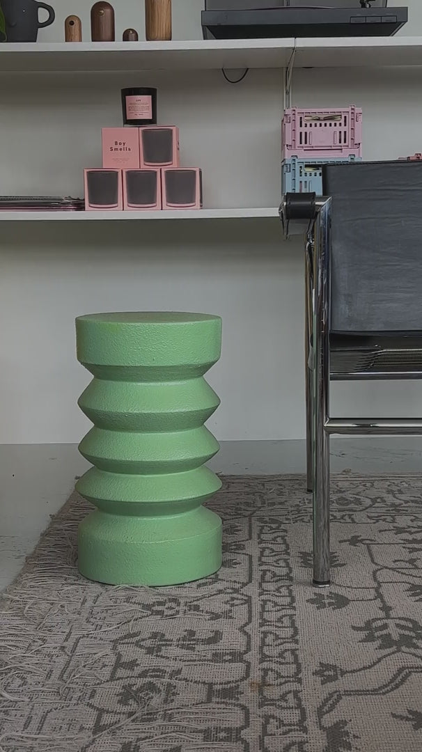 HKliving Stoneware Side Table