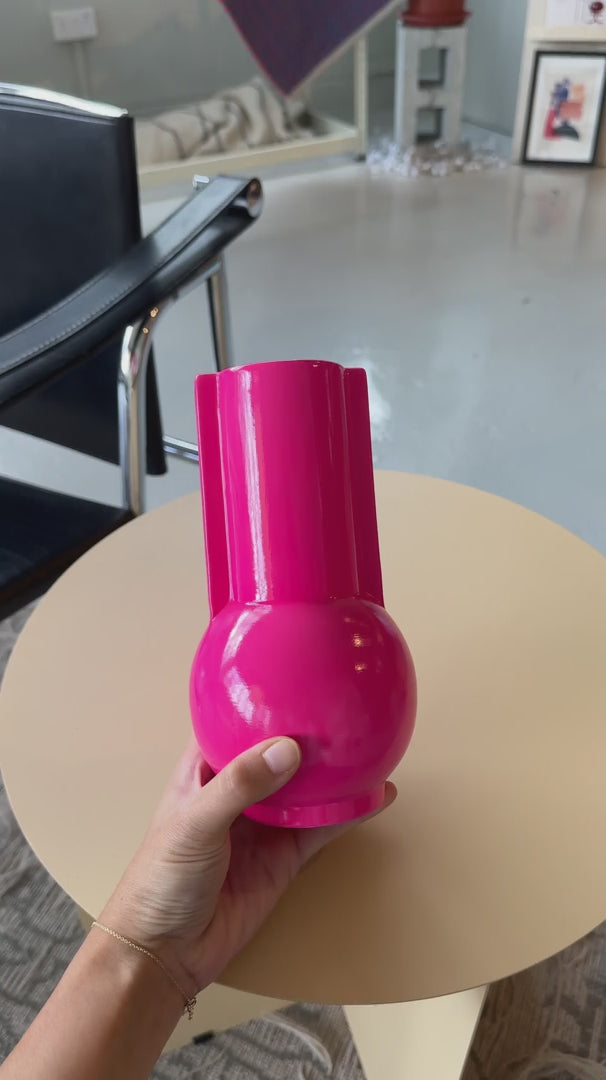 HKliving Ceramic Vase Hot Pink