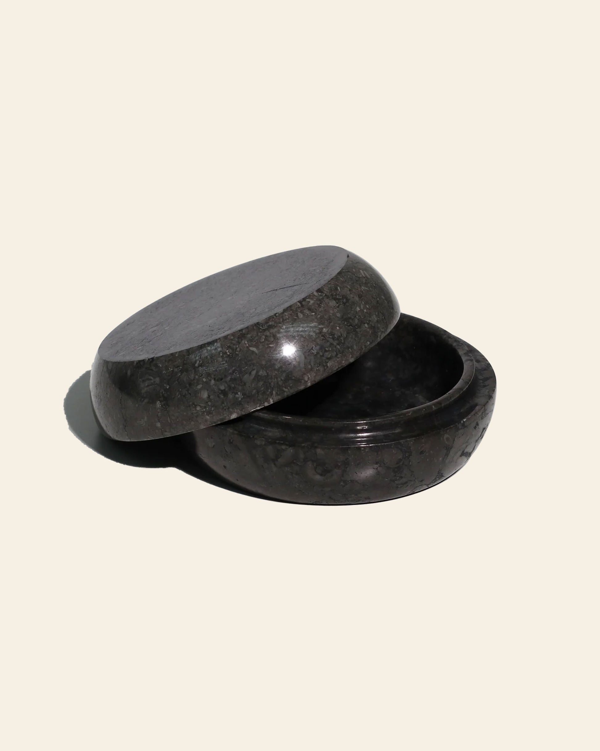 stillgoods Berg Double Lid Box Black Marble