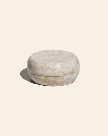 stillgoods Berg Double Lid Box Cream Marble